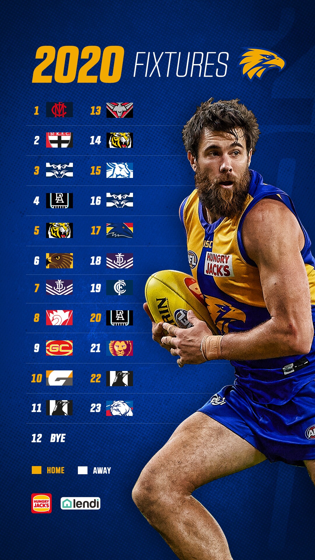 West Coast Eagles Fixtures